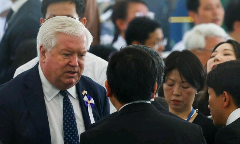 美国驻日本大使格拉斯说，日美同盟必须为面向未来发展和演变，以“应对”中国与正在加