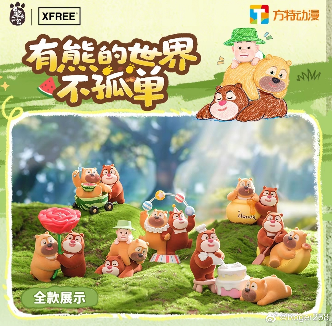 打算去给大家买这里面的盲盒我个人也是超级喜欢熊出没和维尼熊粉丝友友们觉得怎么样呢