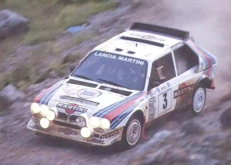 你还真别说，这张蔚来萤火虫拉力版本，真有古早年间蓝旗亚delta 4那味型不似，