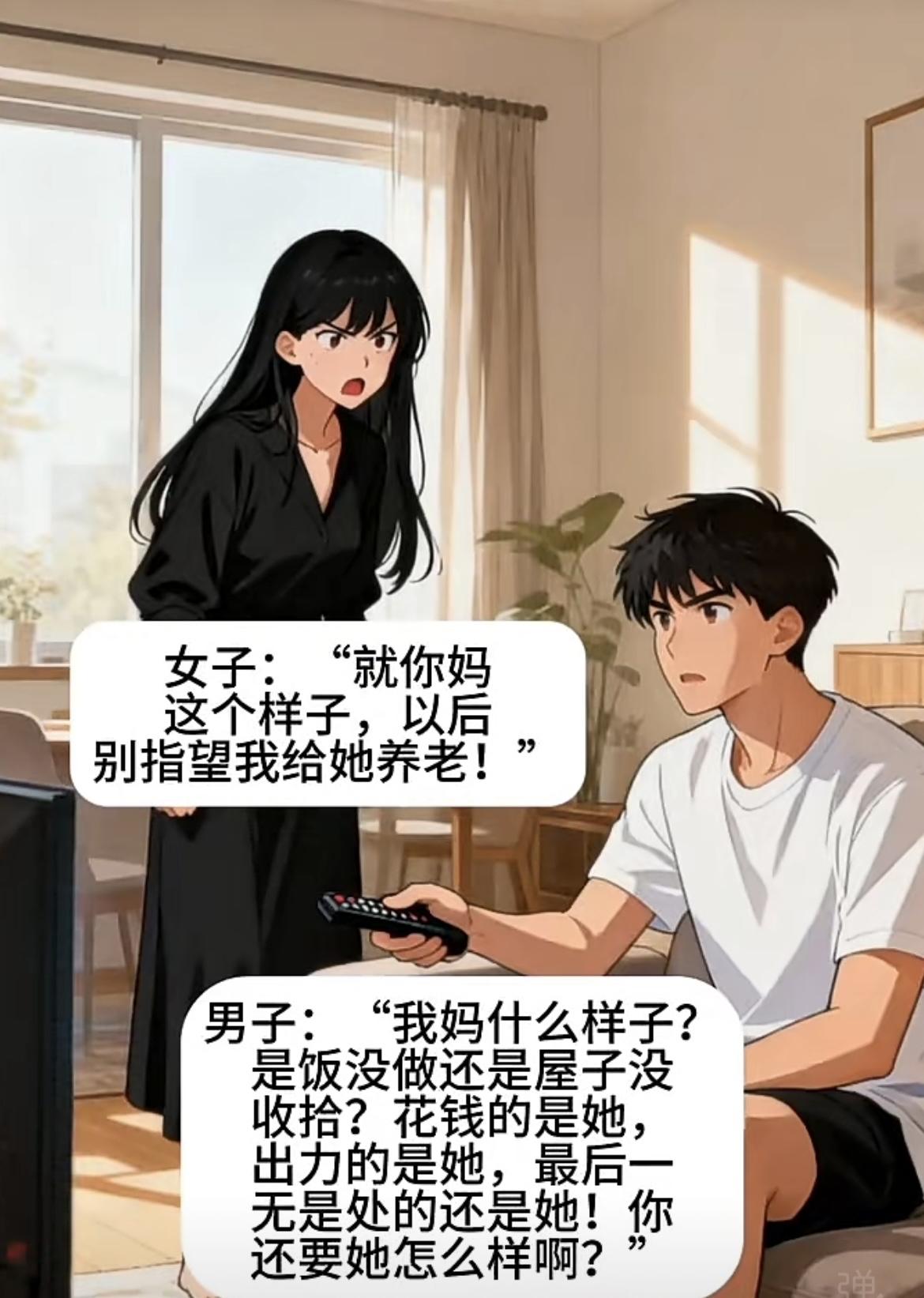 “ 如果不是因为我是她生的，她也不会在你们面前如此卑微 ”[黑线][黑线]