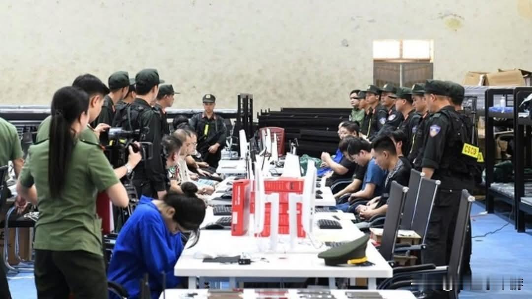越南警方瓦解一个企图在当地设立大规模网上诈骗中心的犯罪团伙，一名中国籍嫌犯和三名