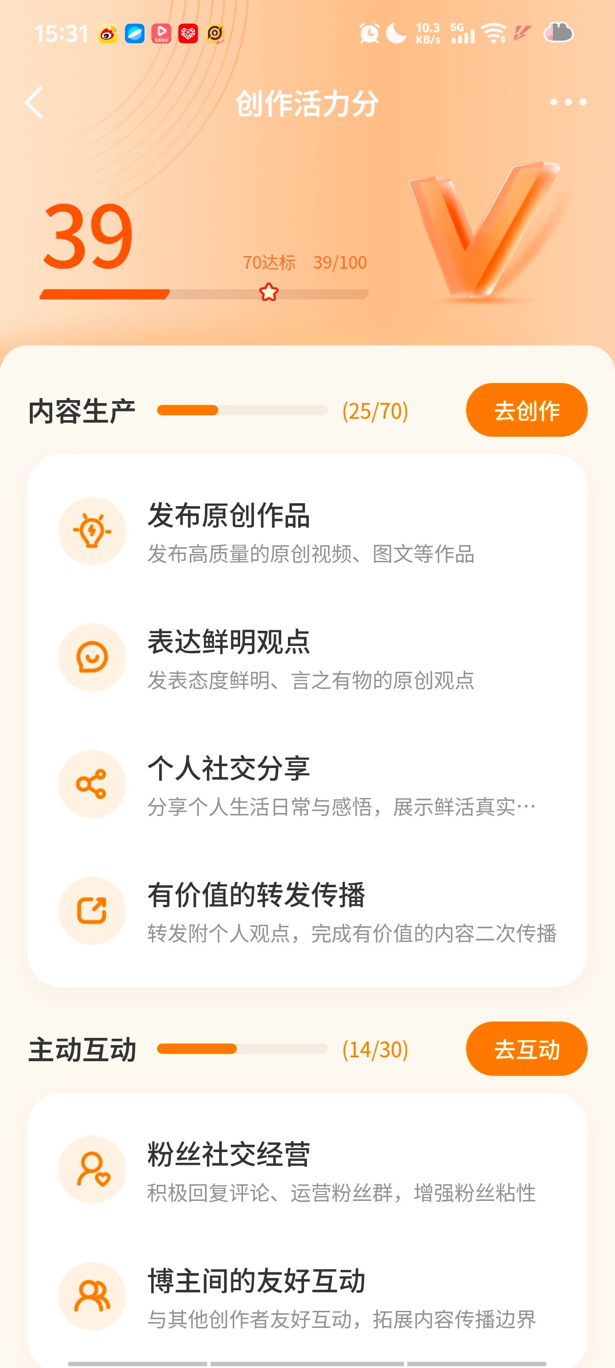 宝宝们有没有活力分有的扣1没有的扣2 