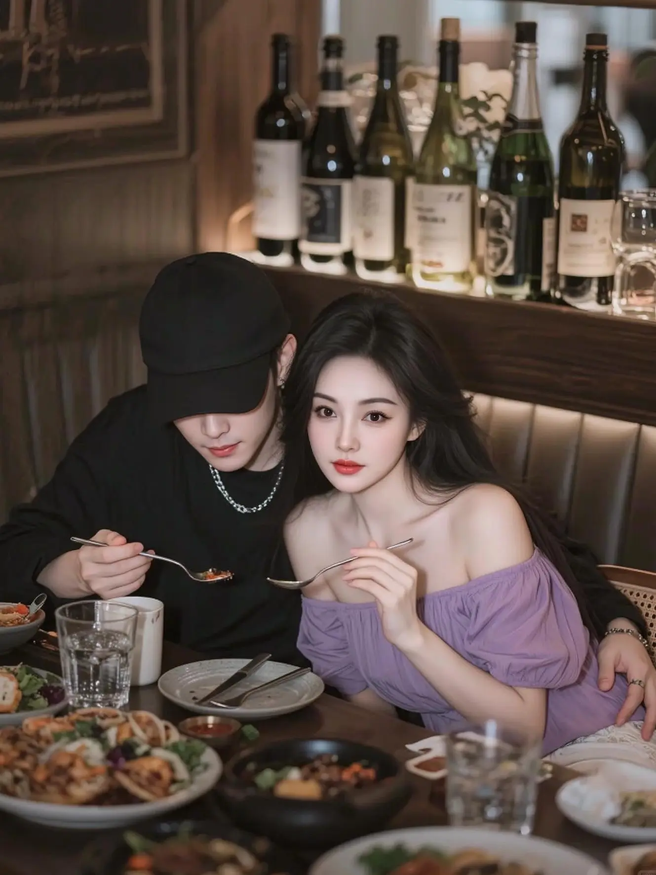 一起吃顿漂亮饭呗…