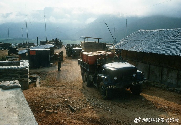 1970年，驻扎在岘港的南越军队和美军军事顾问 