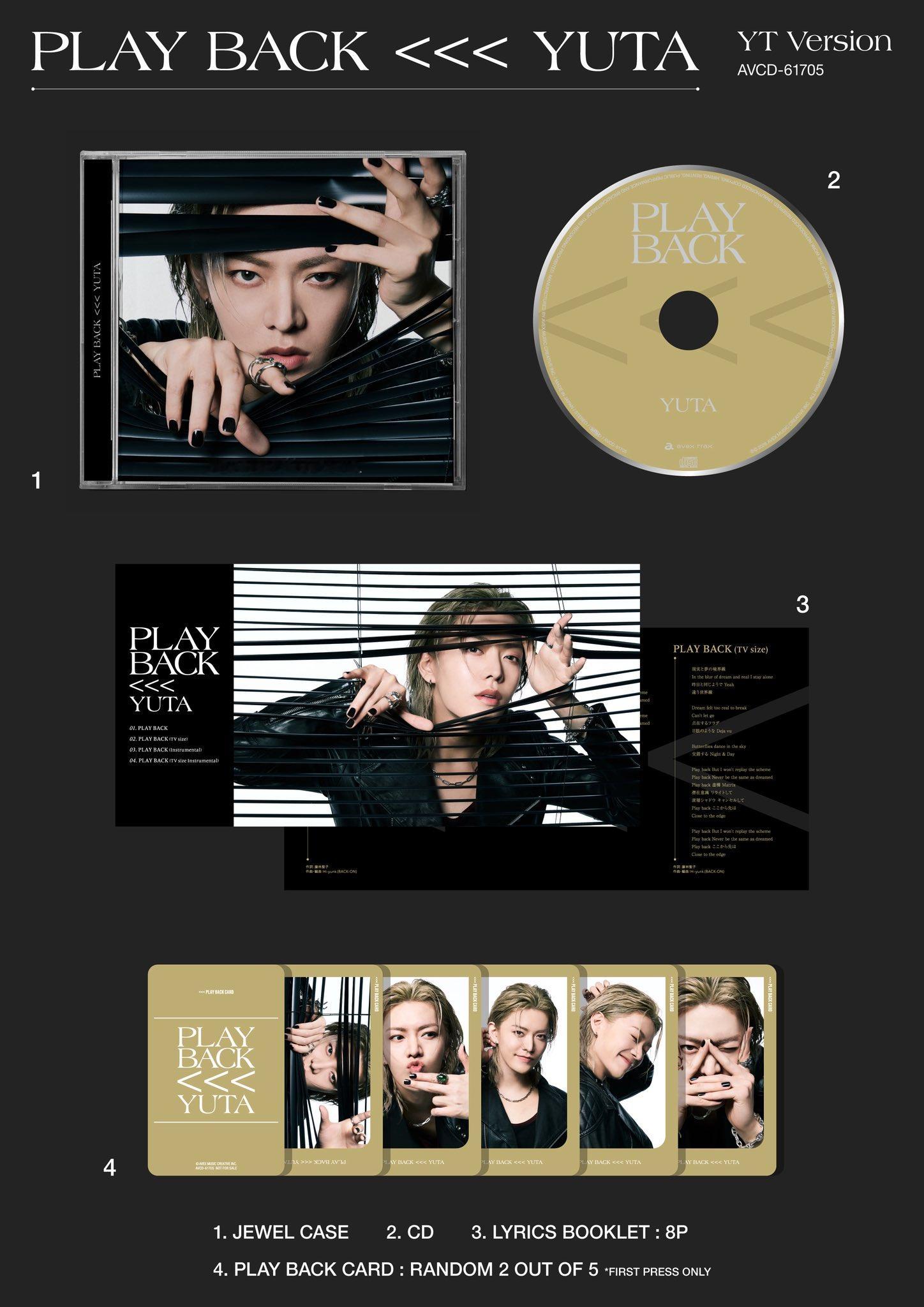 NCT（Album DetailsYUTA 【PLAY BACK】➫ 2026.