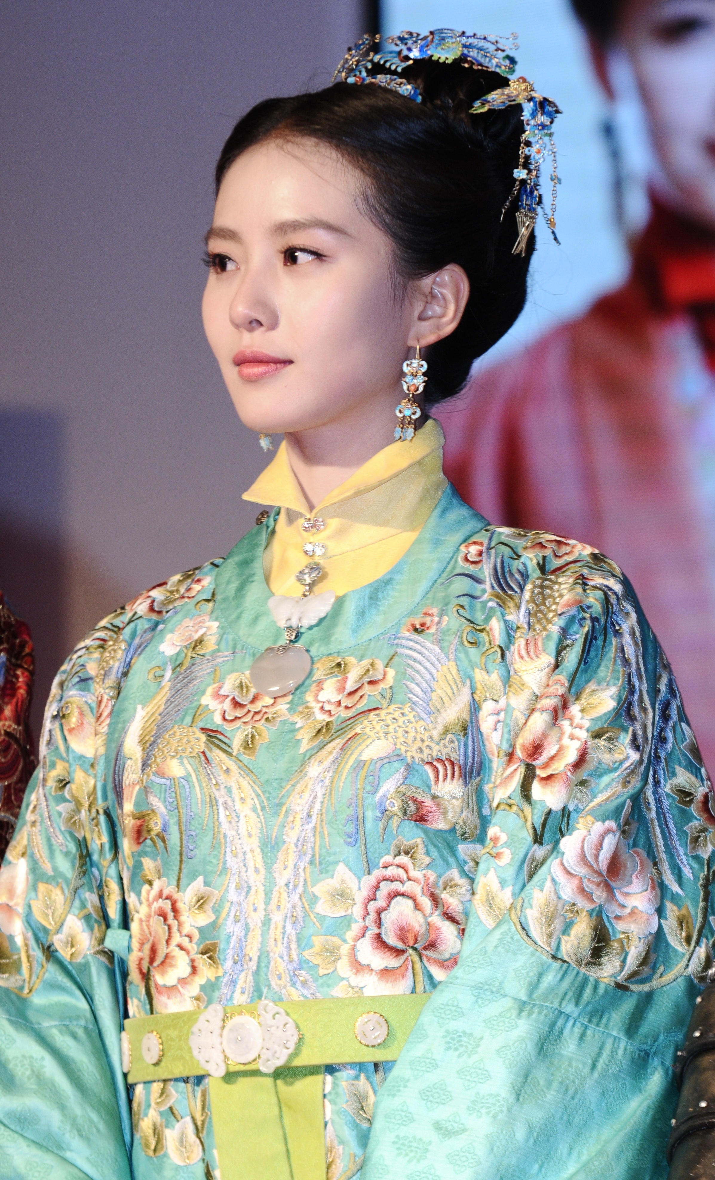 刘诗诗女医明妃传发布会高清原图一眼便知这就是天选古人，明制天花板365度无死角的