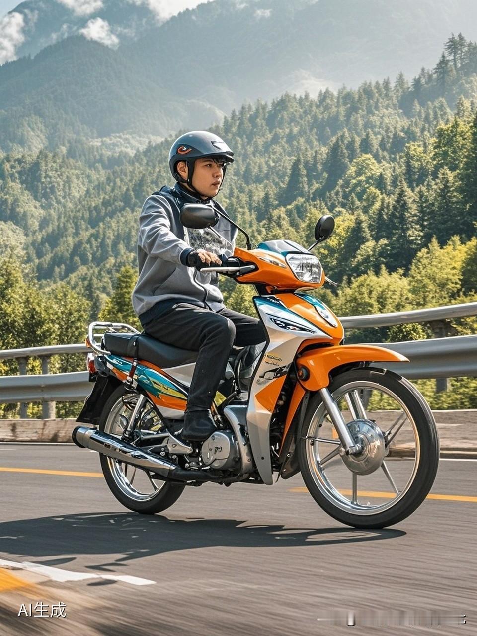 我的弯梁摩托车UH110累计骑了快5000公里。我总结了一下，在国道上骑行大概1