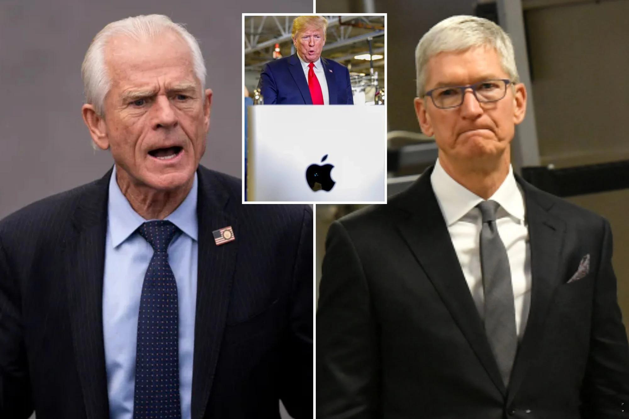 【纳瓦罗抨击蒂姆·库克在中国生产 iPhone】[装疯卖傻，还特么经济学家呢！无
