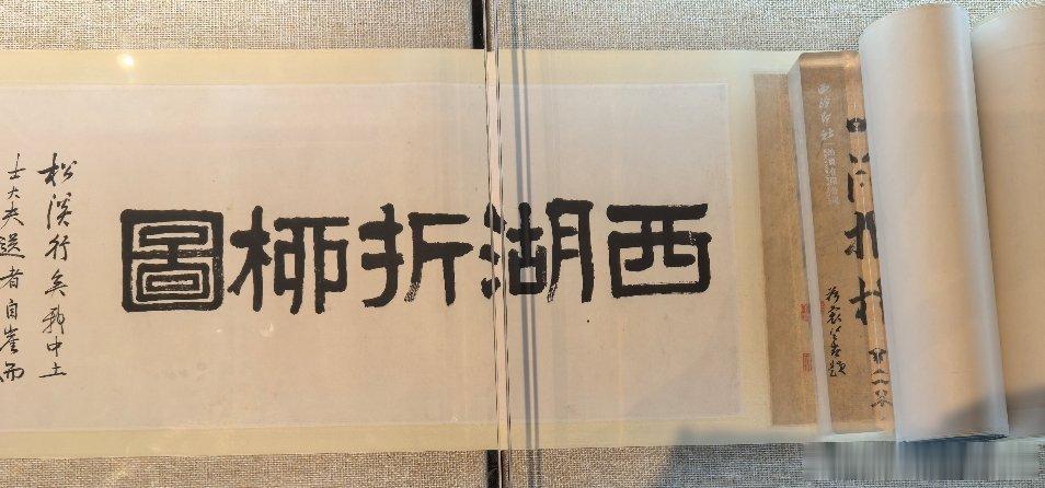 湖边折柳 
