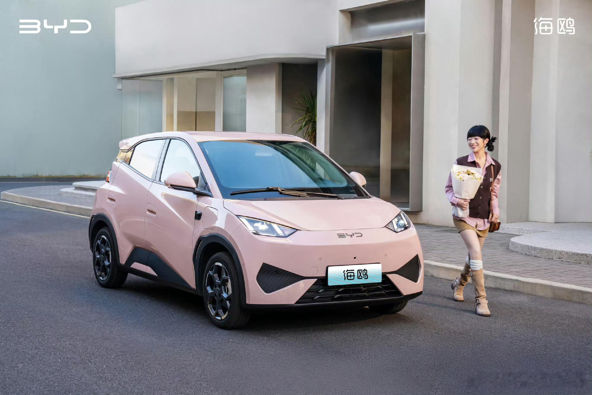 比亚迪海鸥，感觉真的很适合“田曦薇”代言，虽然是AO小车，但是时尚精致，兰博基尼