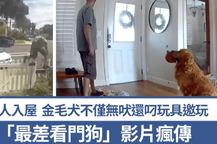 美国圣地牙哥发生一宗令人啼笑皆非的入屋爆窃案。一名男子爬梯从民宅二楼窗口闯入，不