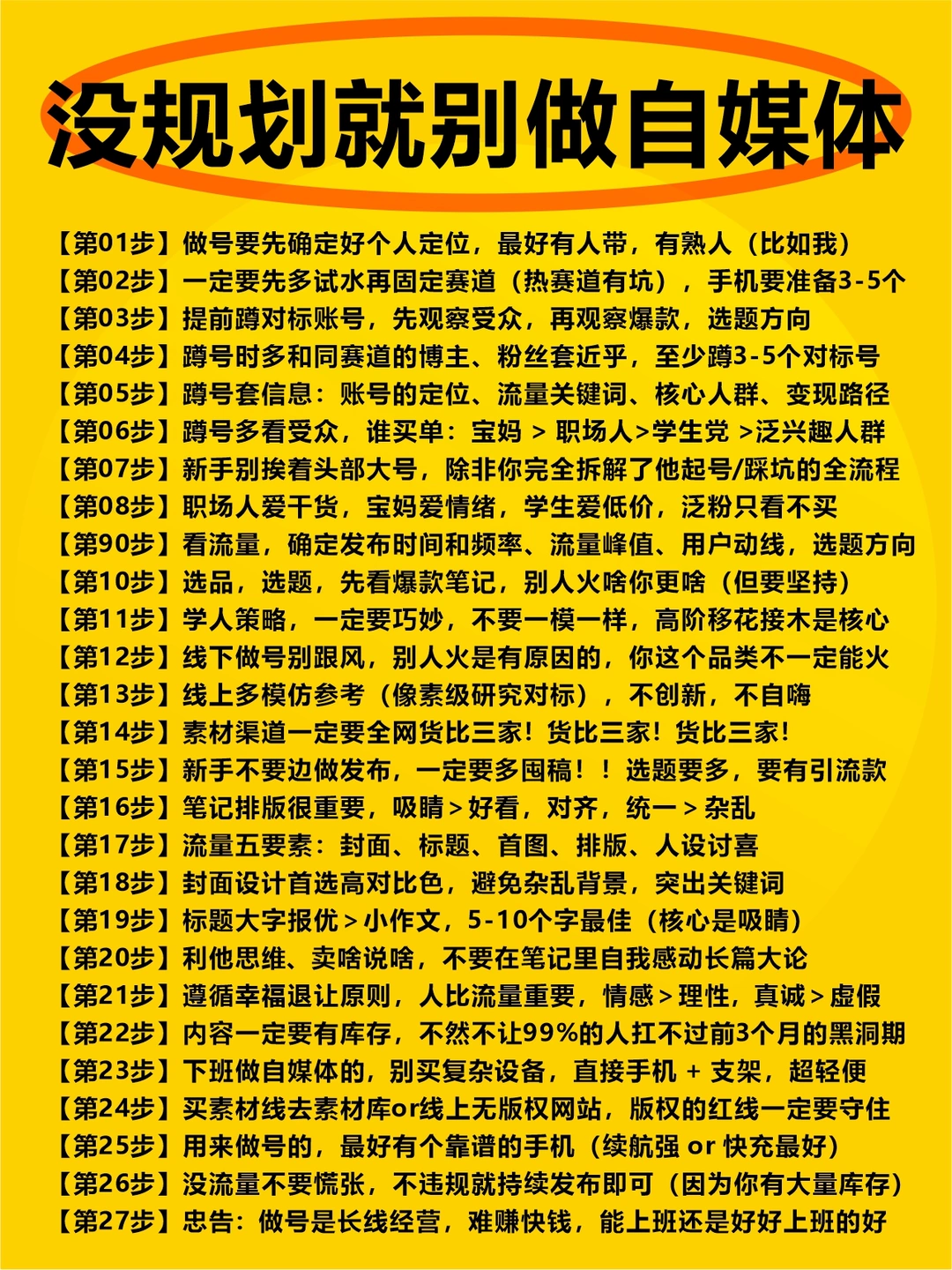 人生忠告：没规划千万别做自媒体❗❗