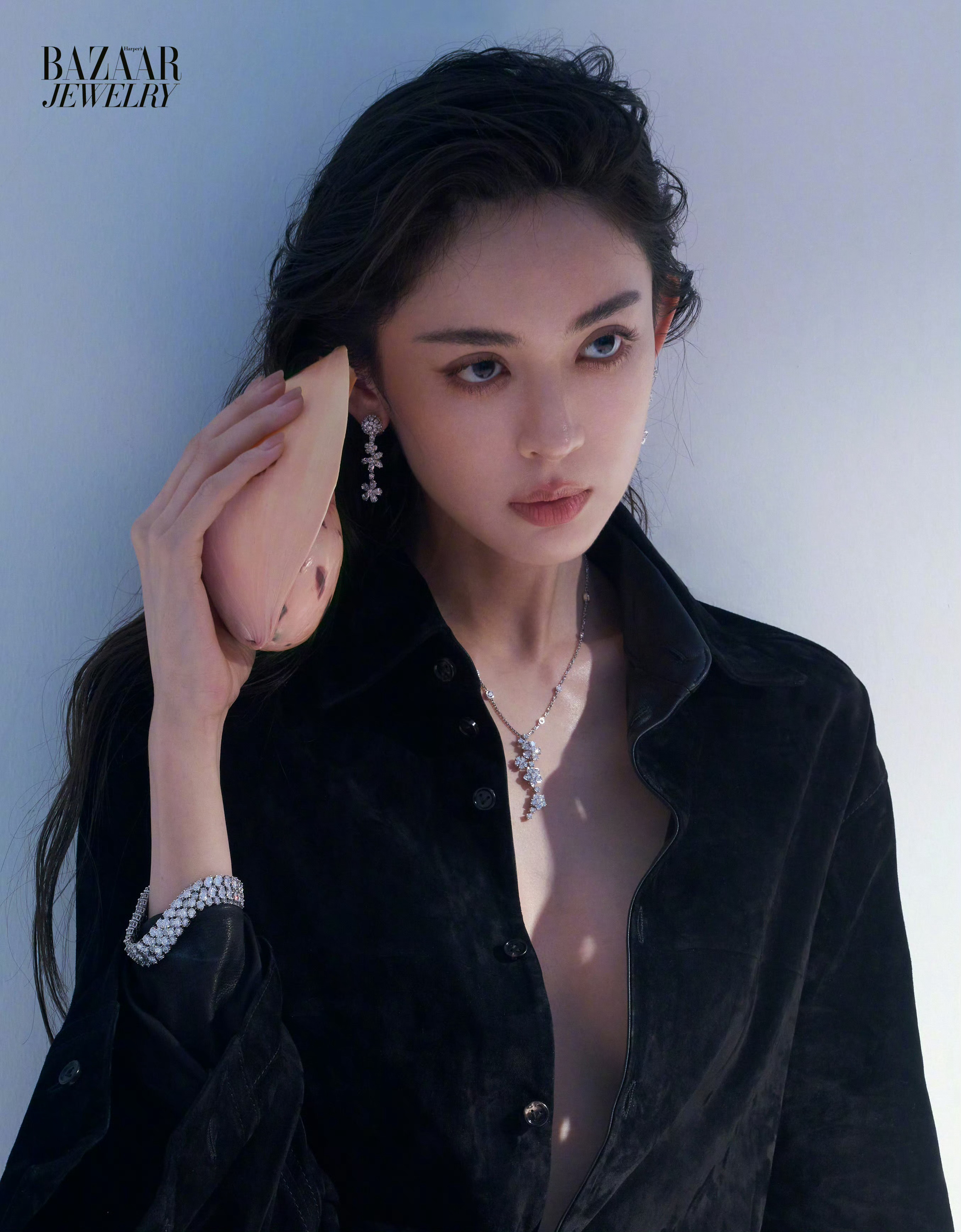 娜扎时尚芭莎珠宝七月刊 