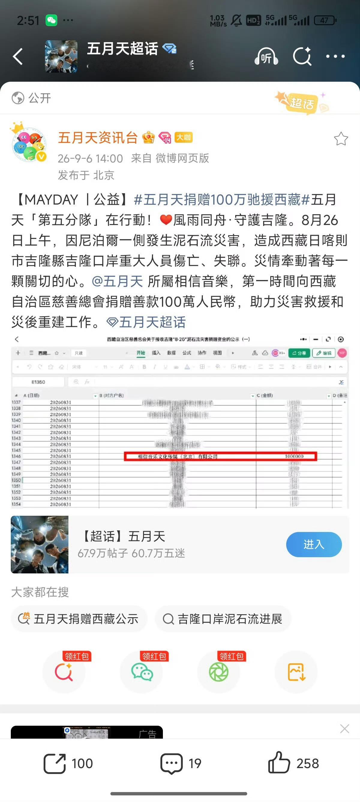 .阿信 来自中国一味跟风乱节奏，漠视多年捐款善举，造谣张口就来，只为蹭取热度。 