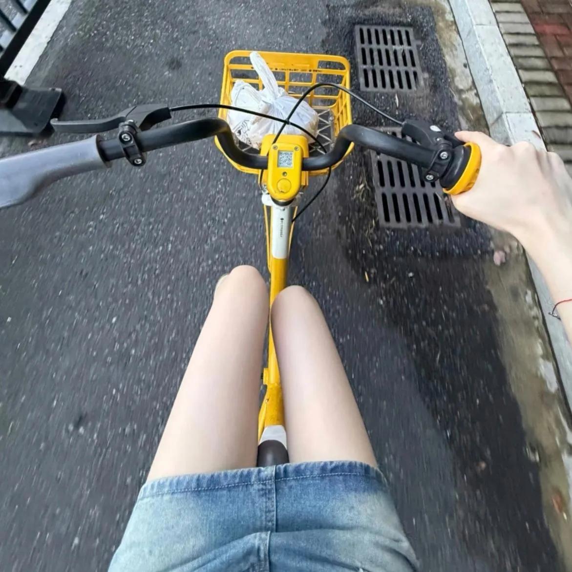 一起骑小黄车吗