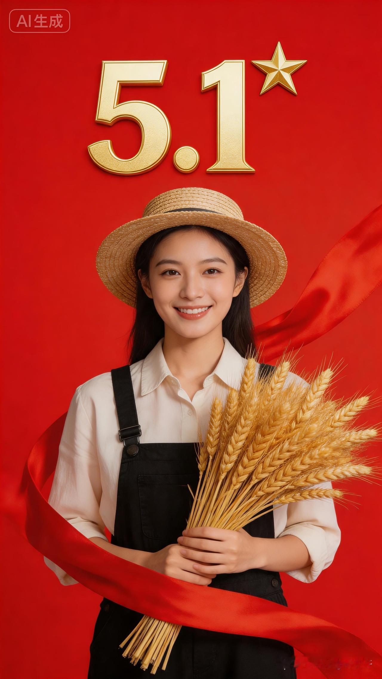 5.1劳动节快乐！致敬每一位辛勤工作的劳动者！🌾👩‍🌾