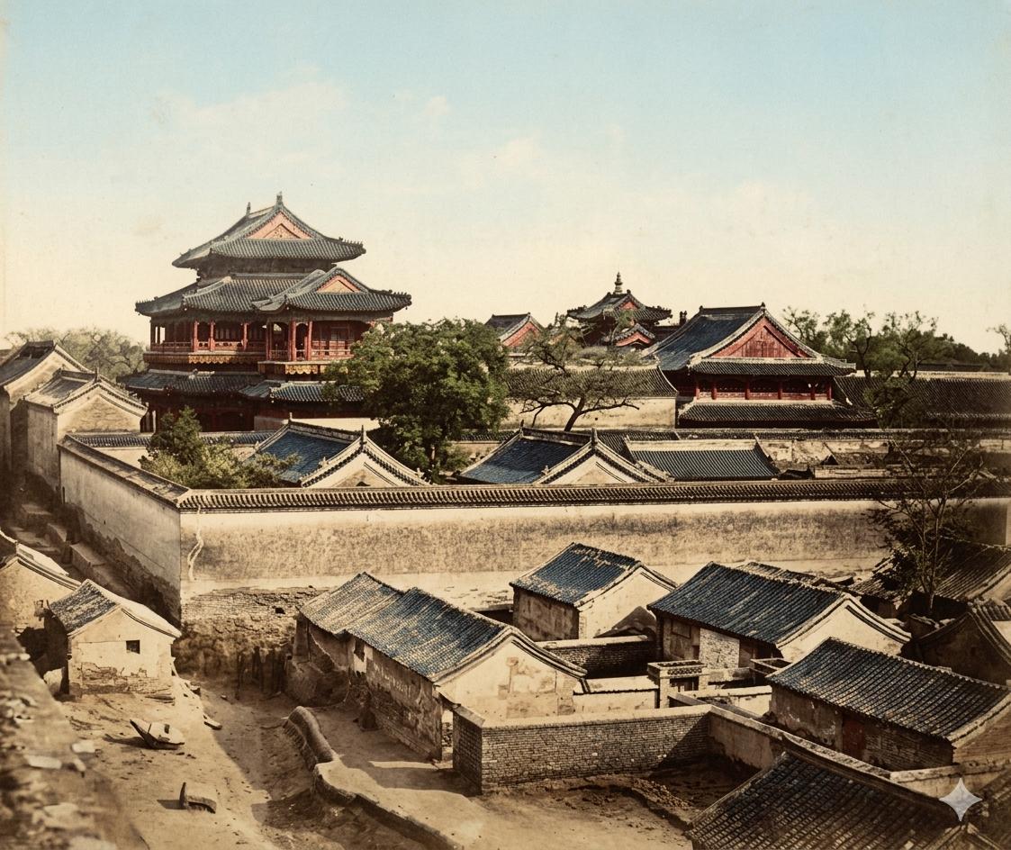 1860年，第二次鸦片战争进入尾声，英法联军兵临北京城下，安定门作为北京内城的北