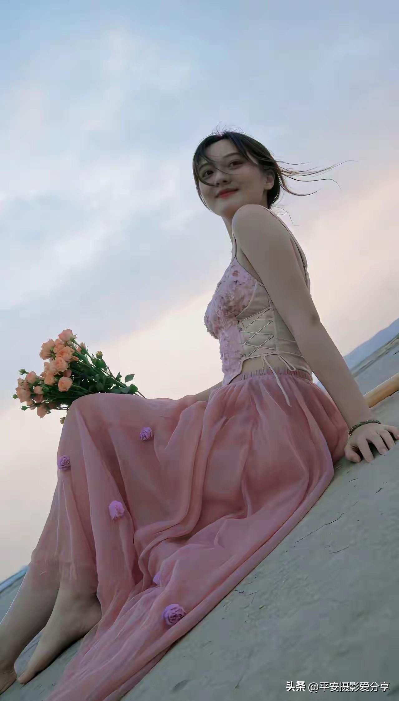 人像摄影服饰应该怎样搭配海滩舞者！