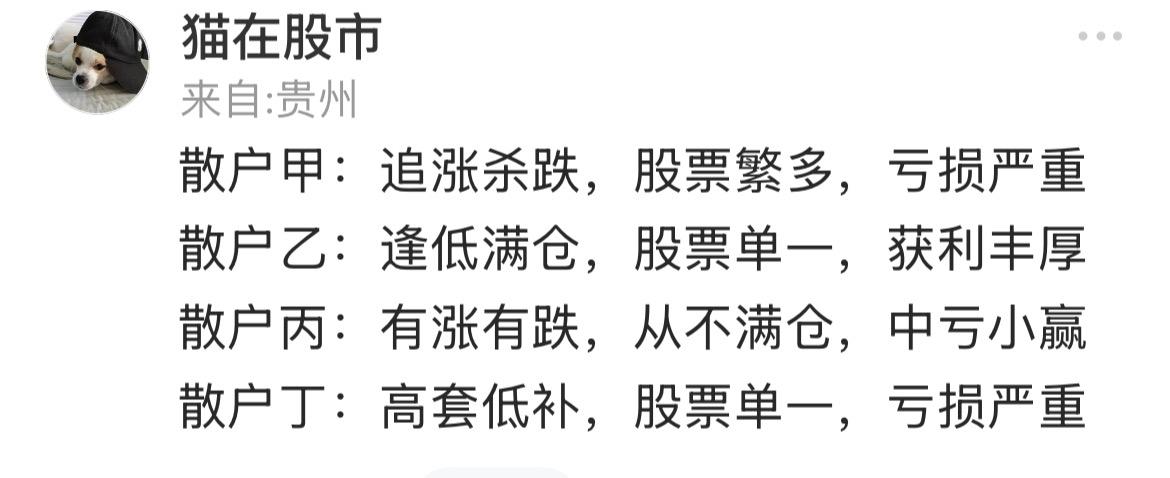 散户甲：我很忙，要管理的公司很多；
散户乙：我很闲，就一家公司，没啥事做；
散户