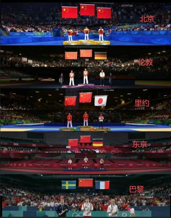 近5届奥运国乒男单一张图就可以说明我们国乒的统治力。体育乒乓