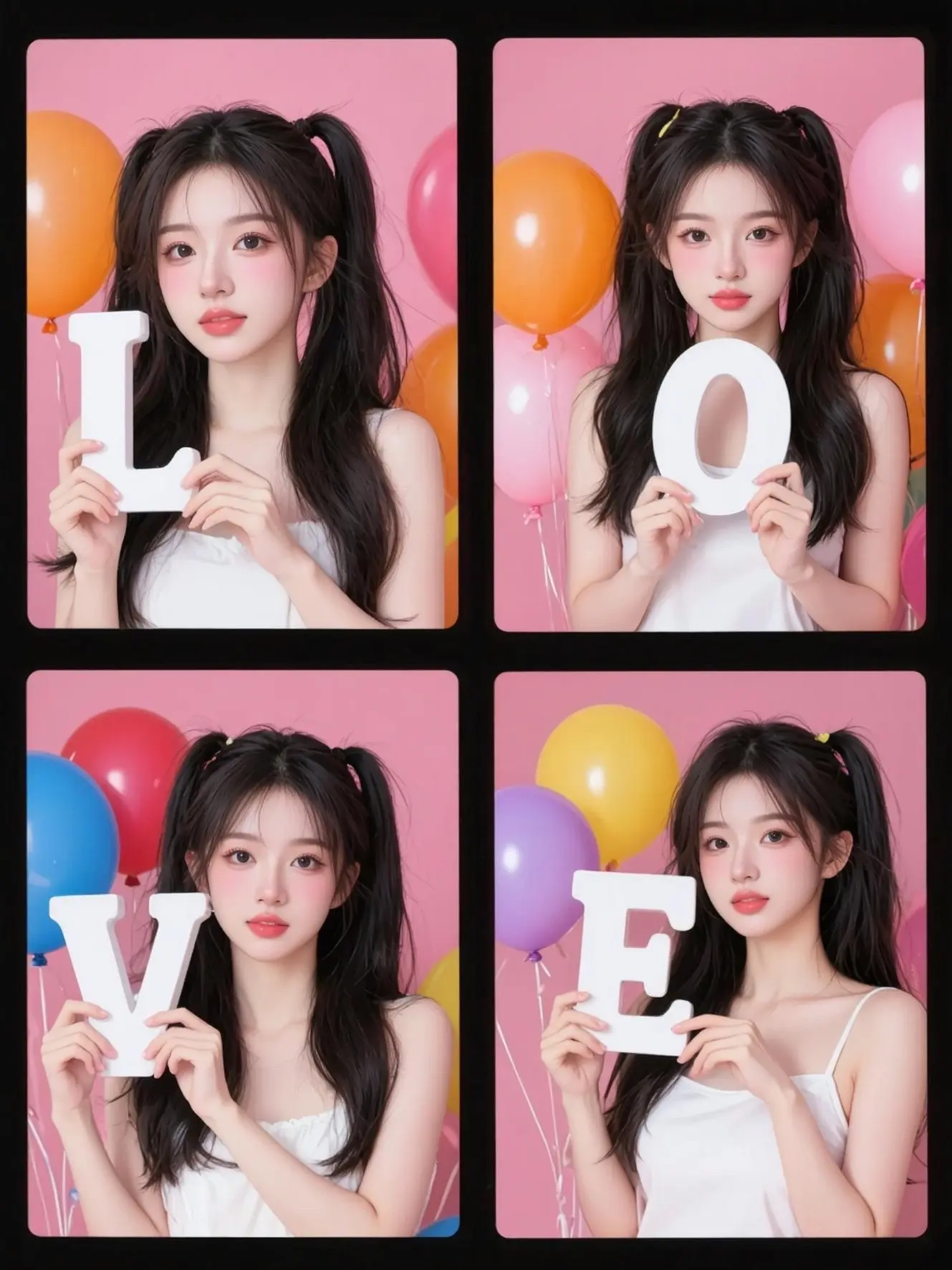 甜蜜字母写真 ai创作 AI创作灵感挑战赛太权威 全新AI写真
