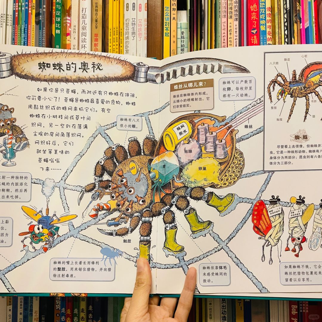 连蜘蛛都吓不到我！这是什么宝贝科普绘本！！