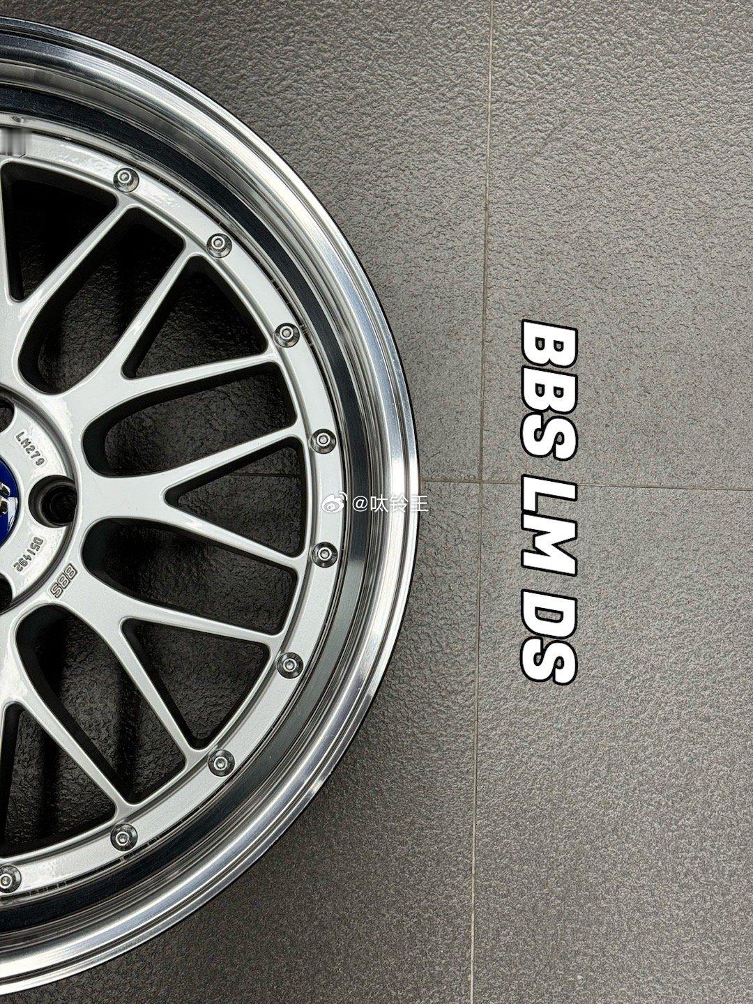 心情件：日本进口🇯🇵BBS LM DS银-BKBD 19寸 8.5J ET2