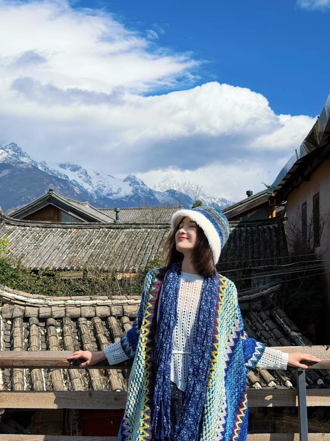 在白沙古镇 被阳光晒透🫧☀️