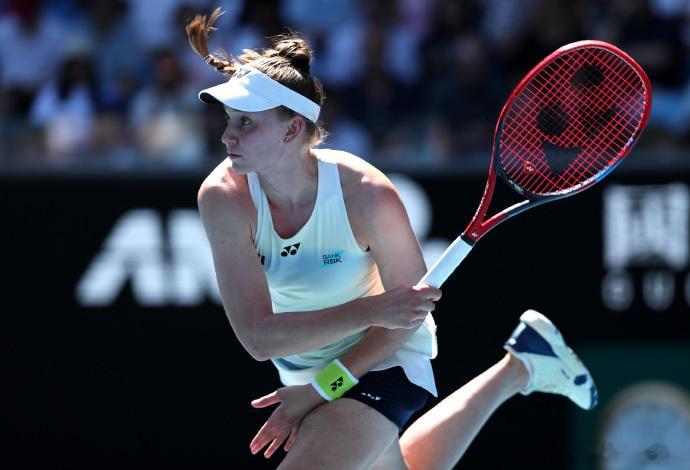 莱巴金娜澳网开门红🔥澳网2026 女单首轮，5号种子莱巴金娜稳定发挥，以6-4