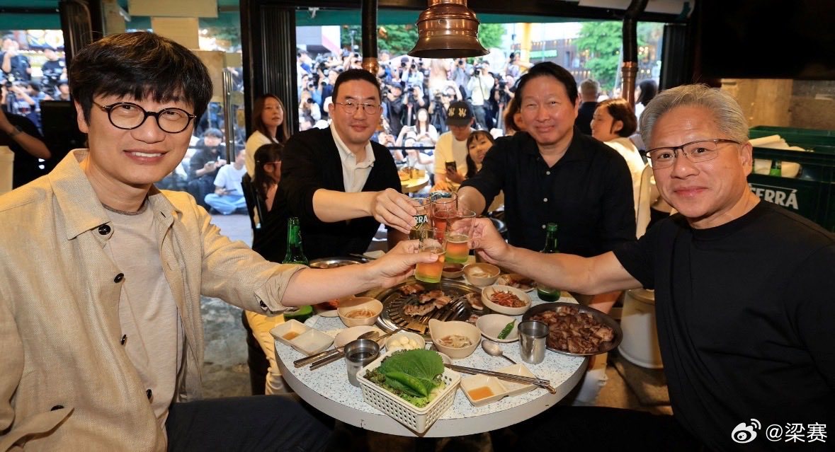 英伟达SK集团合作并不影响海力士今早暴跌。。。 