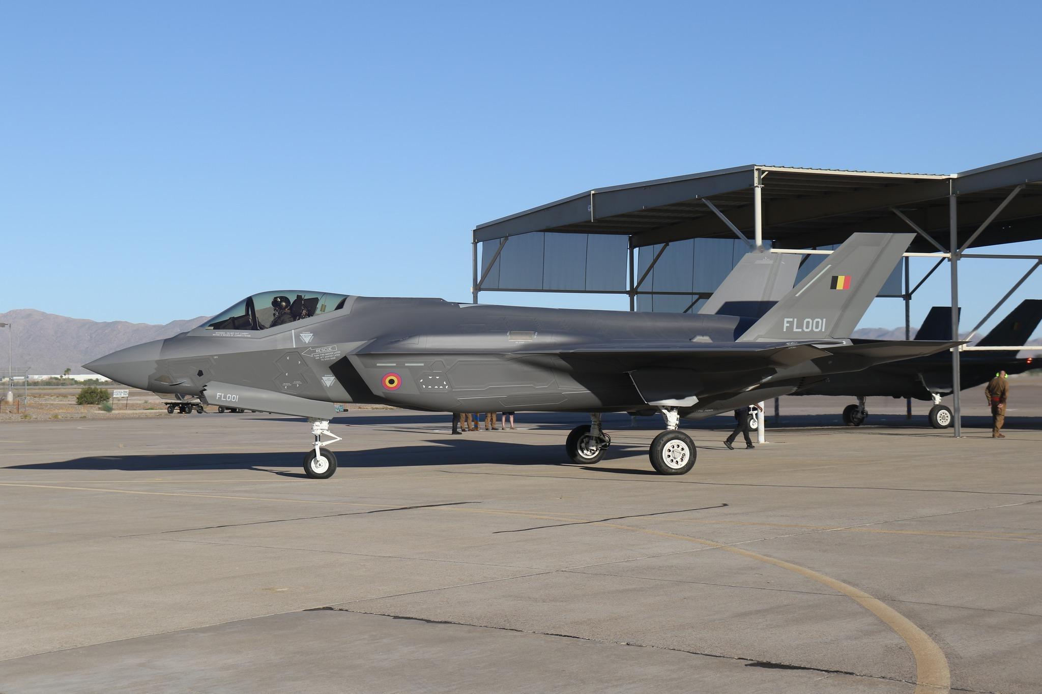 比利时空军F-35在卢克空军基地 ​​​