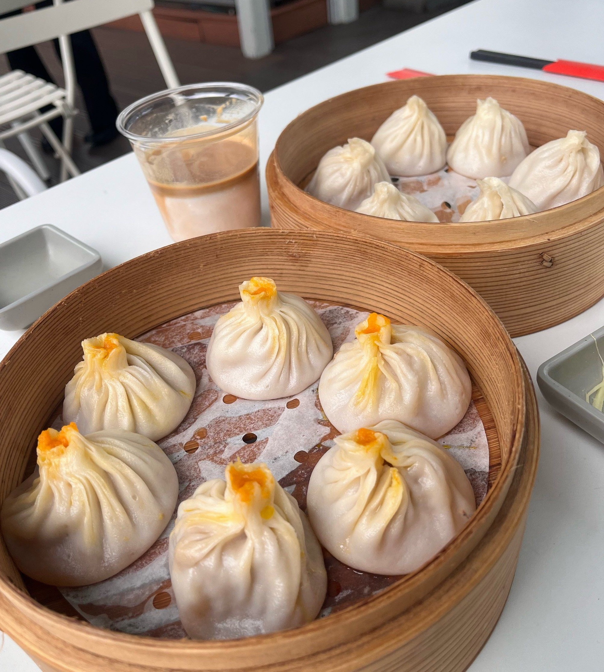 上海的小笼套餐是配咖啡的 