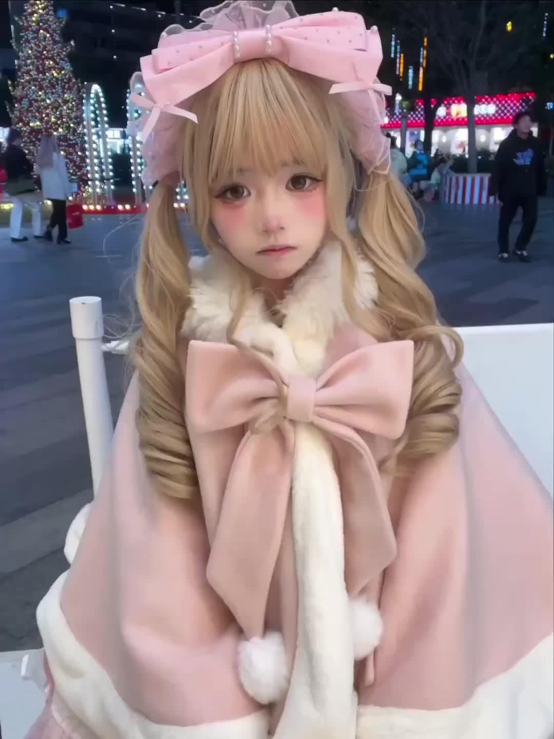 小猫₌᳐₌᳐੭的心 扑通扑通 忽上忽下₌᳐･֊･₌斗篷甜妹᳐