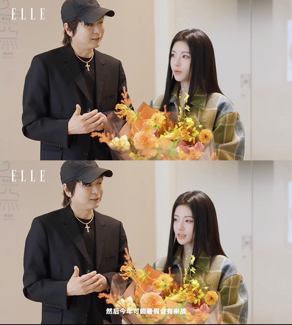 鞠婧祎说“马上可能要播月鳞绮纪，然后今年可能暑假会有来战。” 