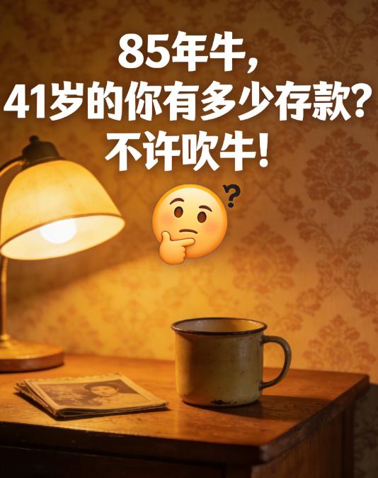 85年的你有多少存款了，不许吹牛！