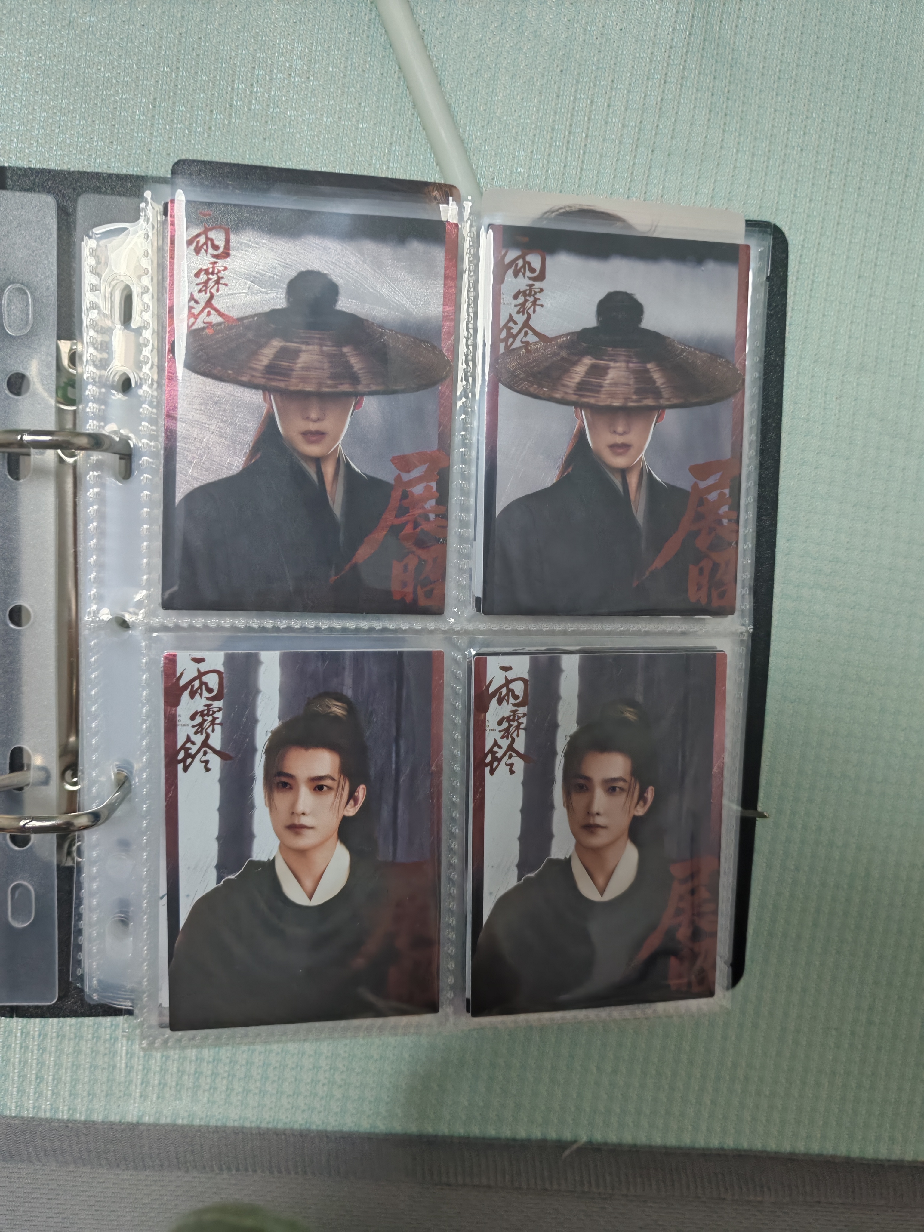 杨洋这卡册大的太大 小的太小，只有雨霖铃的正正好不过塞也能塞 