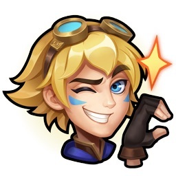 LOL手游伊泽瑞尔，拉克丝情侣表情英雄联盟