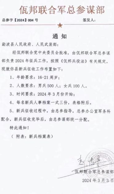缅北佤邦紧急征兵2800人，后续仍需补充万人，鲍有祥是否有大动作？

据悉，佤邦