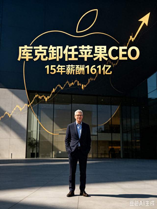 库克15年薪酬161亿，这笔账很多人没看懂