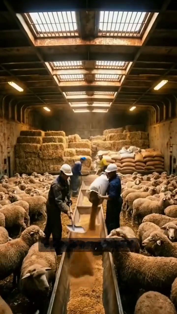 跨洋畜牧巨轮。
你知道一艘船最多能装多少只羊吗？答案绝对超出你的想象。
眼前这艘