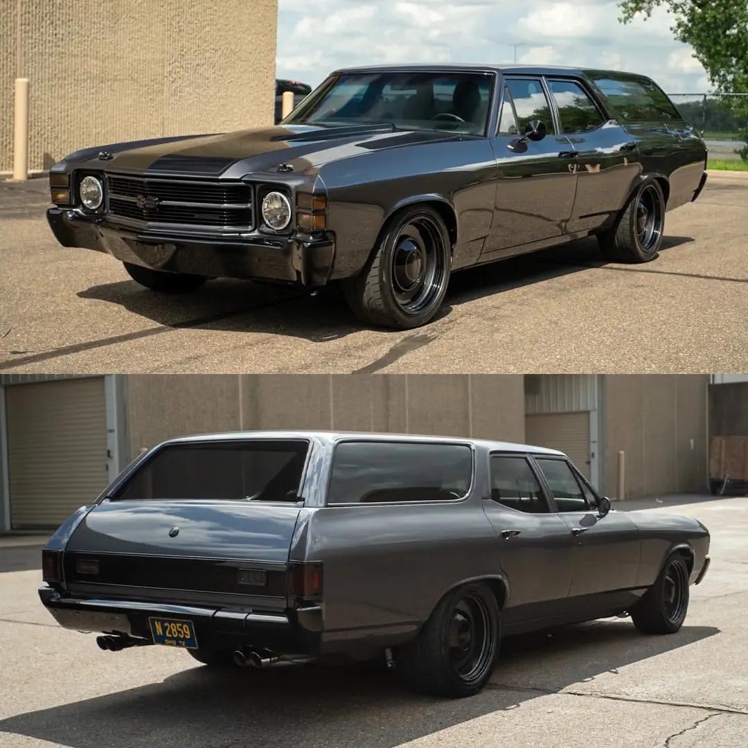 1972年Chevrolet Chevelle Concours旅行车，是那一代