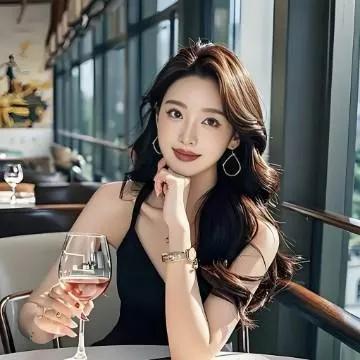 优雅的下午茶时光，红酒相伴，享受宁静的美好时刻。