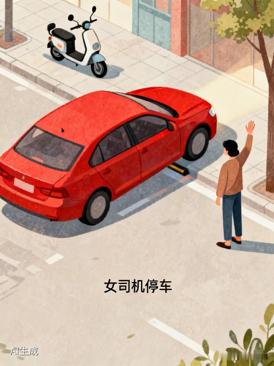 现在有些女司机开车，感觉后视镜在她车上都是多余的，看都不会看一下，差点就撞到人了