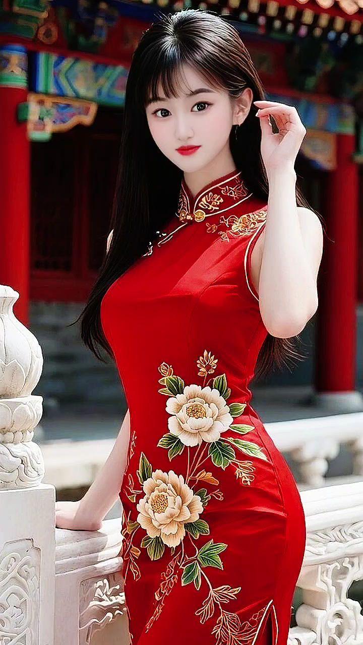 旗袍与古建筑 遇见东方美 旗袍 旗袍美人 温柔风