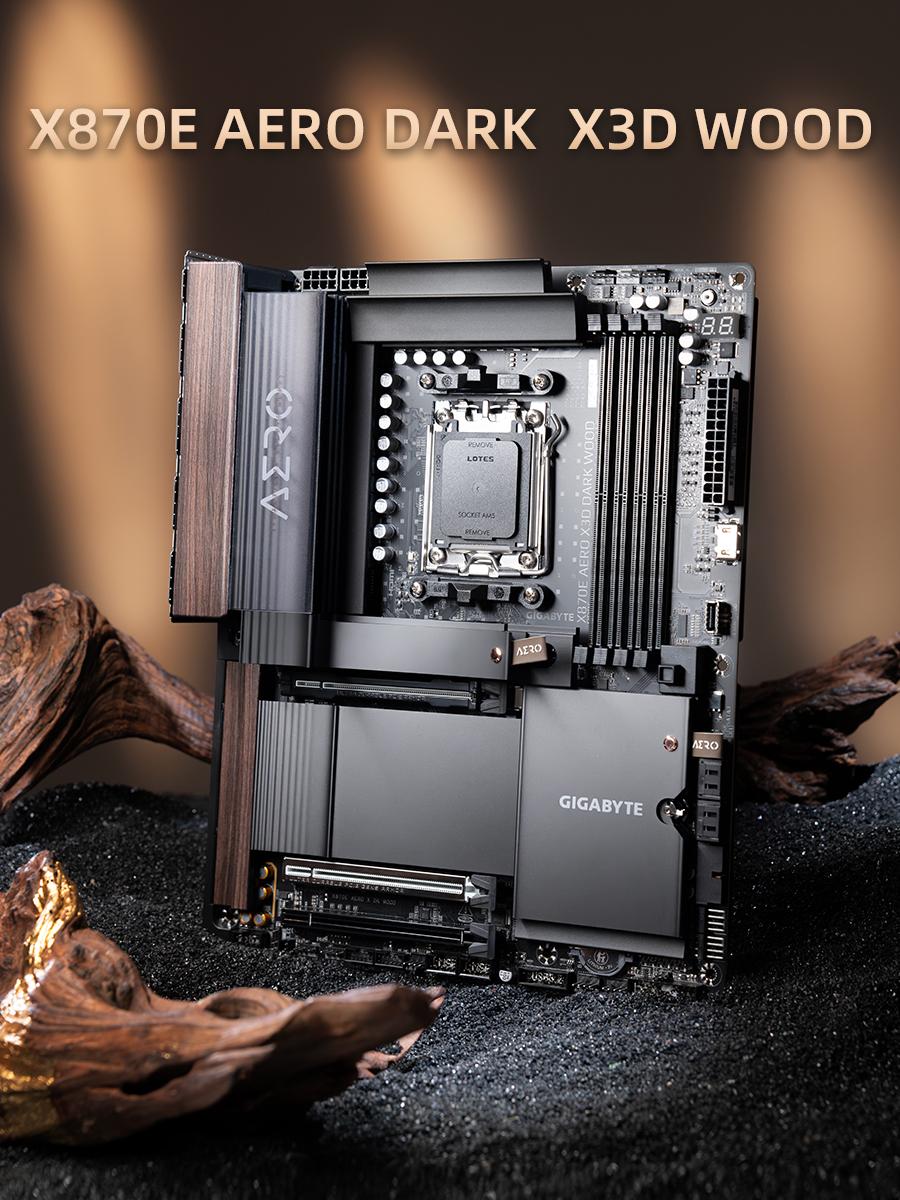 X870E AERO DARK X3D WOOD

AREO WOOD
原生质感