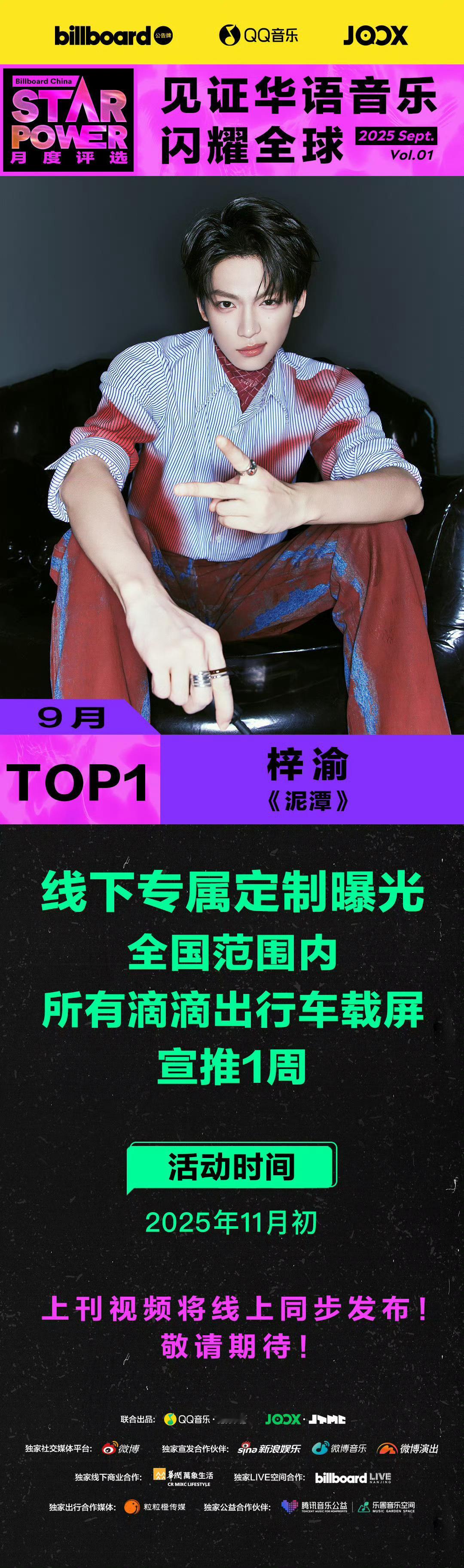 梓渝泥潭StarPower9月TOP1恭喜梓渝单曲《泥潭》获Star Power