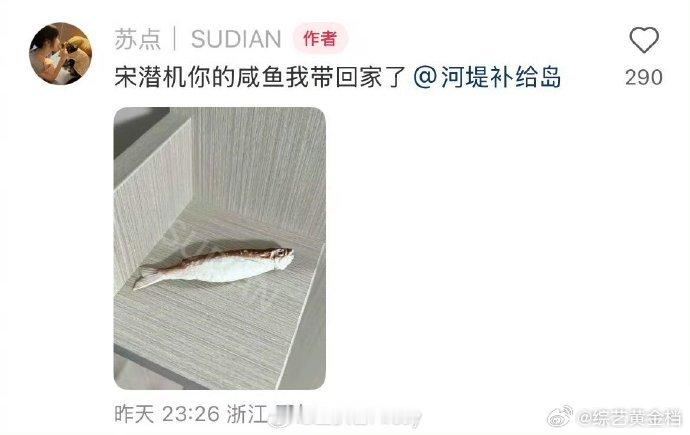 王鹤棣你的咸鱼掉了 笑到头掉！王鹤棣丢咸鱼事件持续发酵，网友成功捡漏，已经在期待