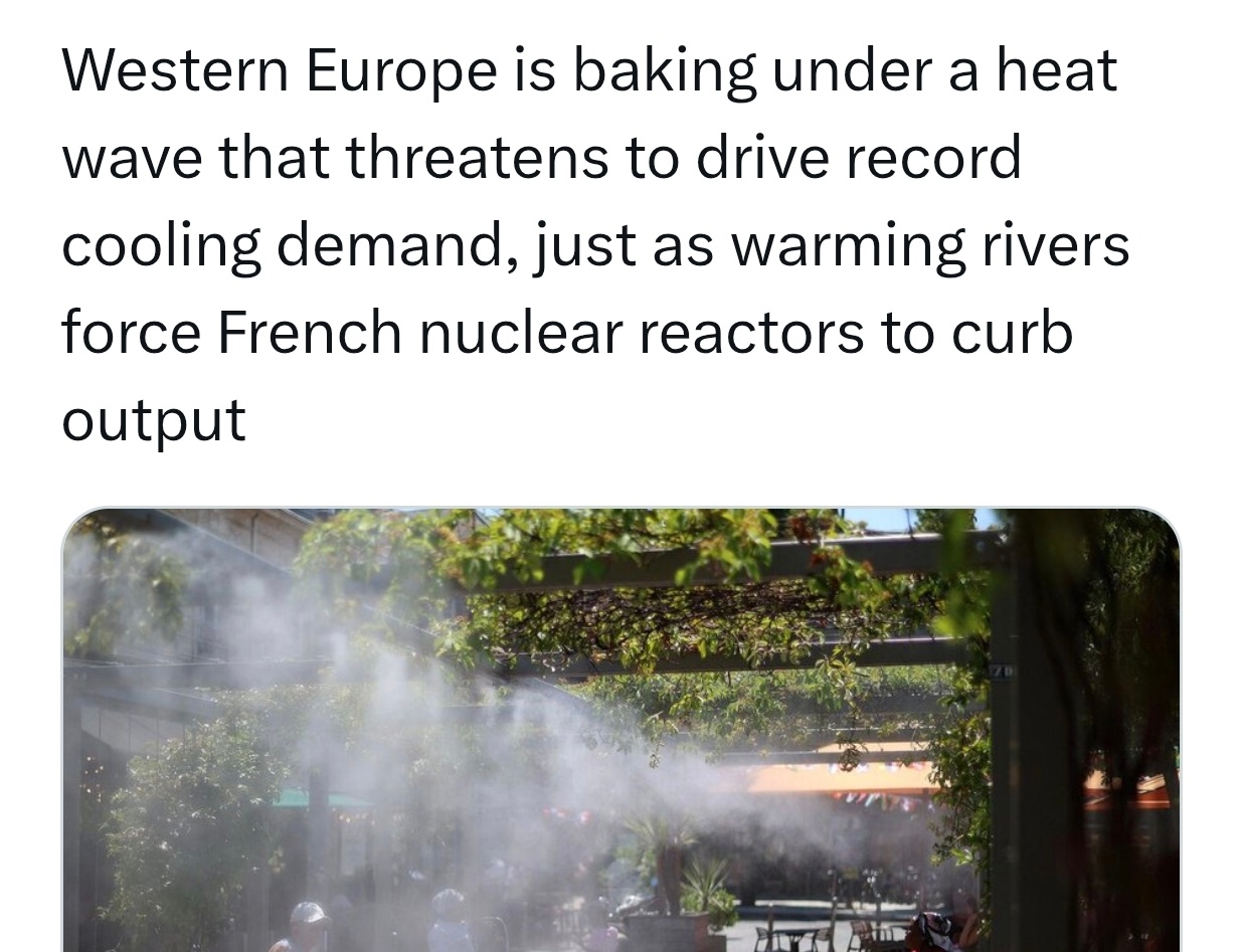🤔 留意外刊如何表达“西欧正遭受极端热浪天气”：Western Europe 