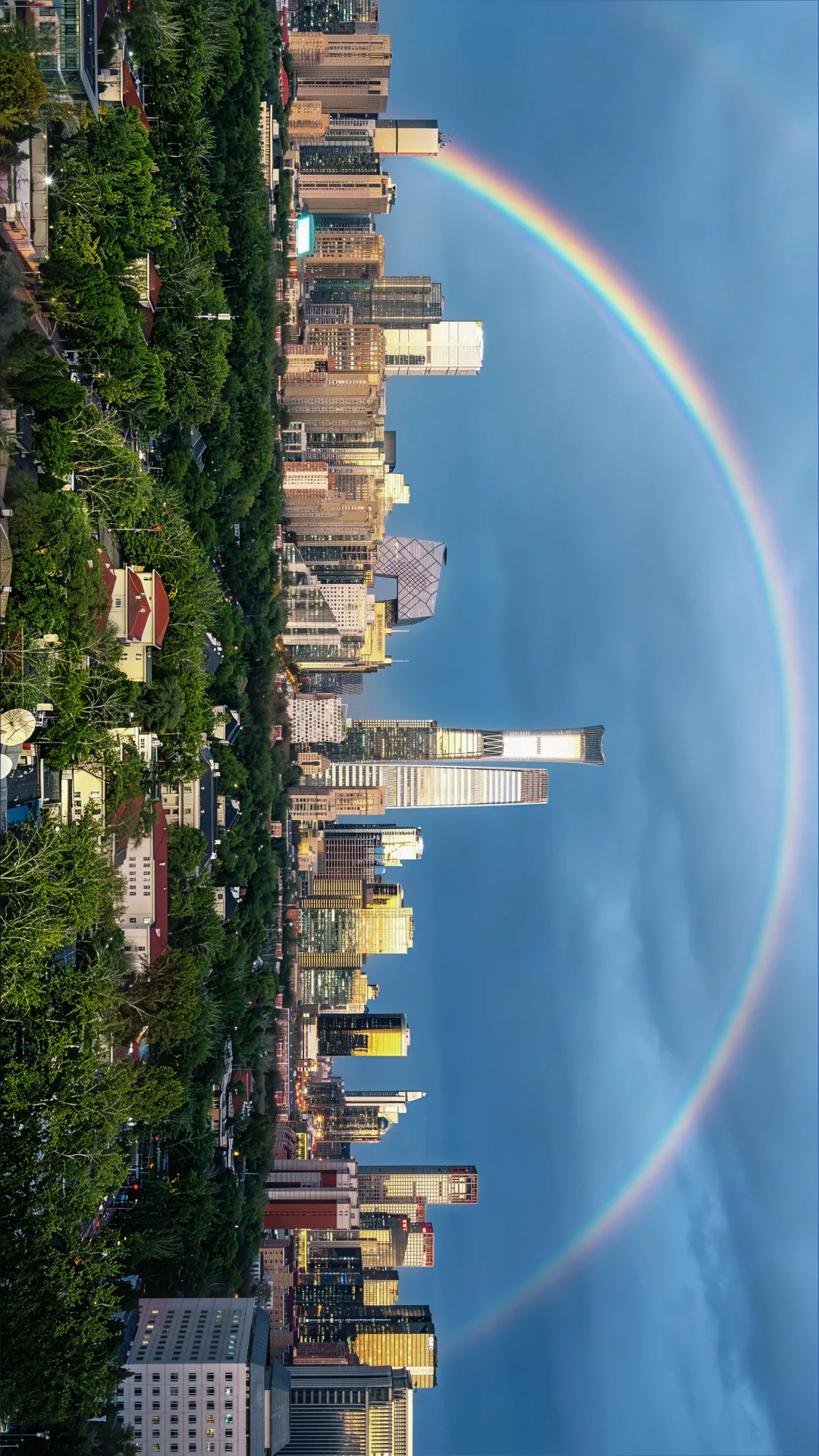 613北京雨后彩虹，大家都拍到了吗