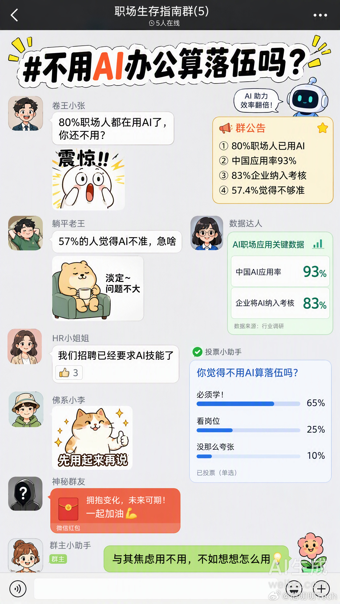 不用AI办公算落伍吗当腾讯、字节、阿里同时把AI办公押成主赛道，这个问题已经不需